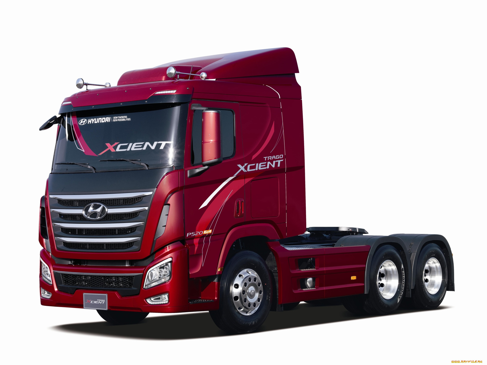 , hyundai, p520, 2013, 6x4, xcient